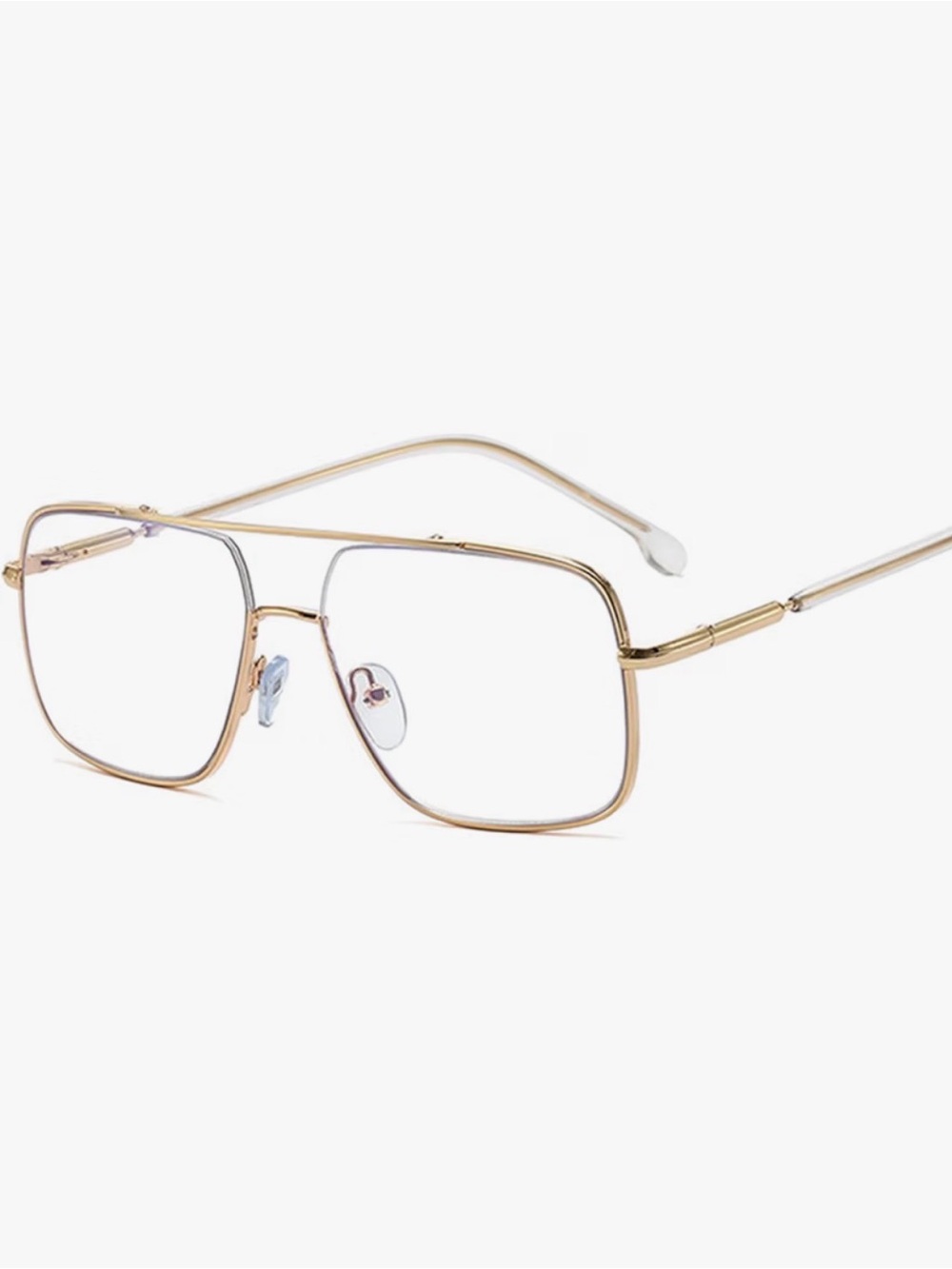 Blue Light Blocking Glasses Retro Squre UV400 Clear Lens Computer Eyewear
